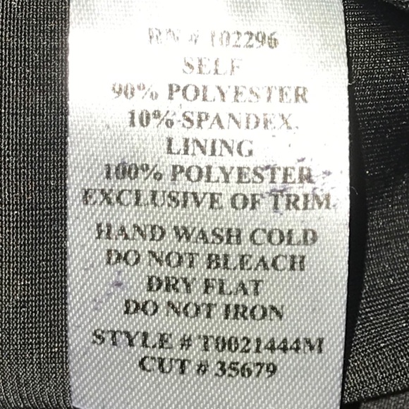 Vintage Black Velvet Evening Dress - Picture 8 of 10